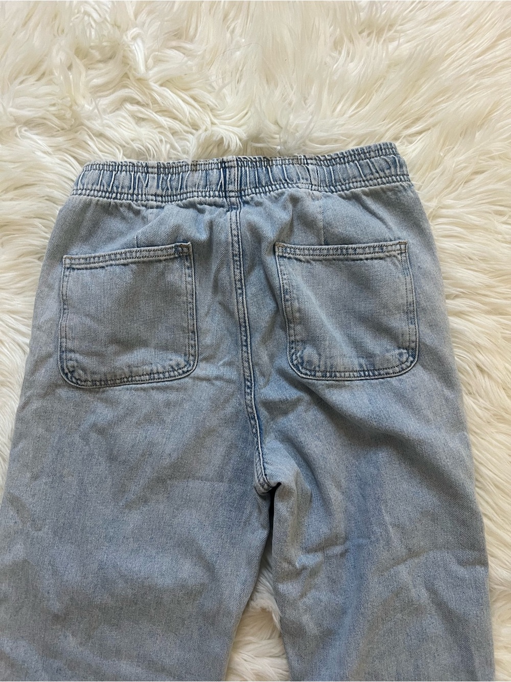GAP High Rise Wide Leg Light Blue Denim Pants - Picture 8 of 8